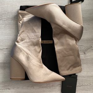 Yeezy Season 7 Satin Ankle Boot - 100MM Heel